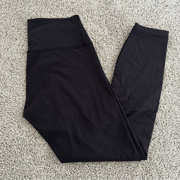 Lululemon Black Wunder Under Smooth Cover High Rise Tight 25 Inch Size 8 - Picture 1 of 5